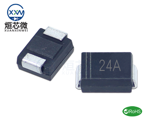 P6SMB24A參數(shù),TVS二極管P6SMB24A瞬態(tài)(變)抑制二極管